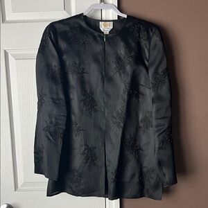 Talbots pure silk evening shirt New Year’s Eve Christmas